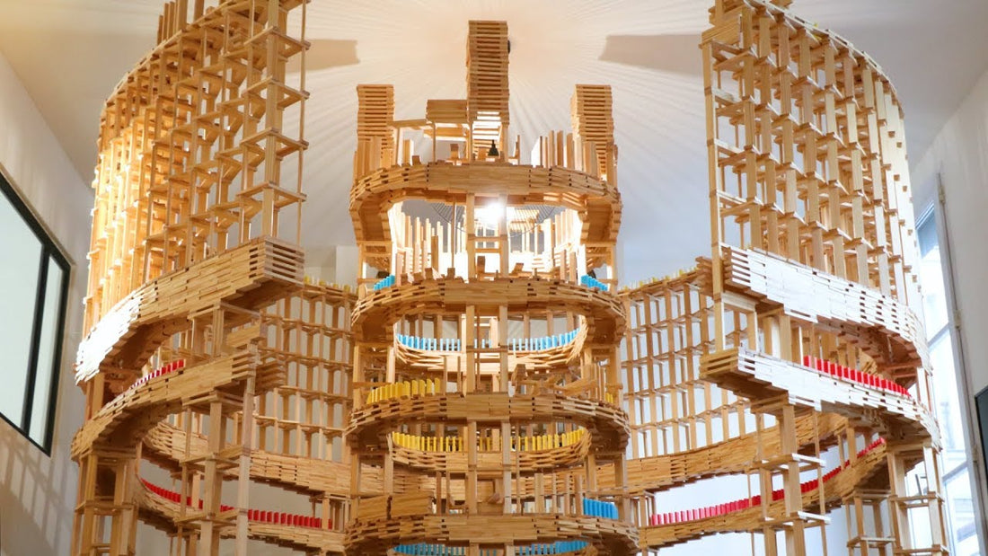 KAPLA constructions by KAPLA builder Benjamin Crouzier