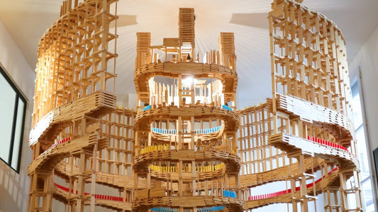 KAPLA constructions by KAPLA builder Benjamin Crouzier