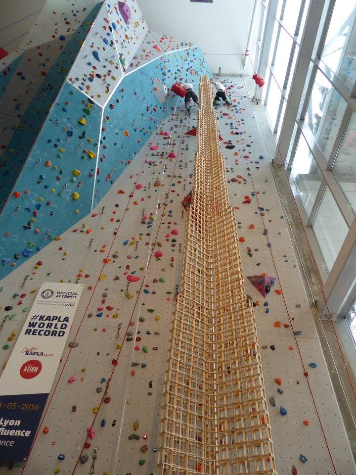 Official Guinness World Record for tallest tower made from wooden toy blocks!