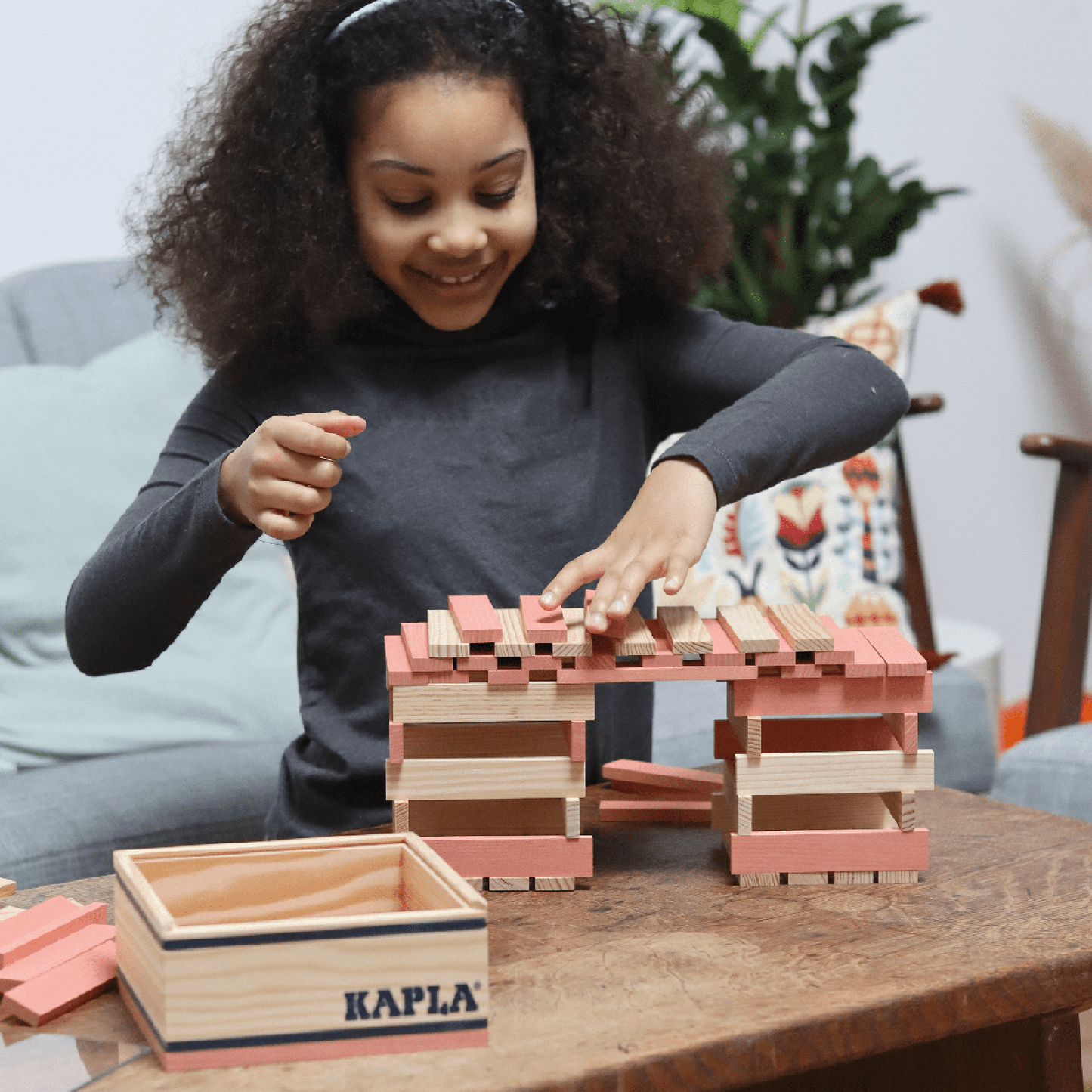KAPLA 40 SQUARES Pink